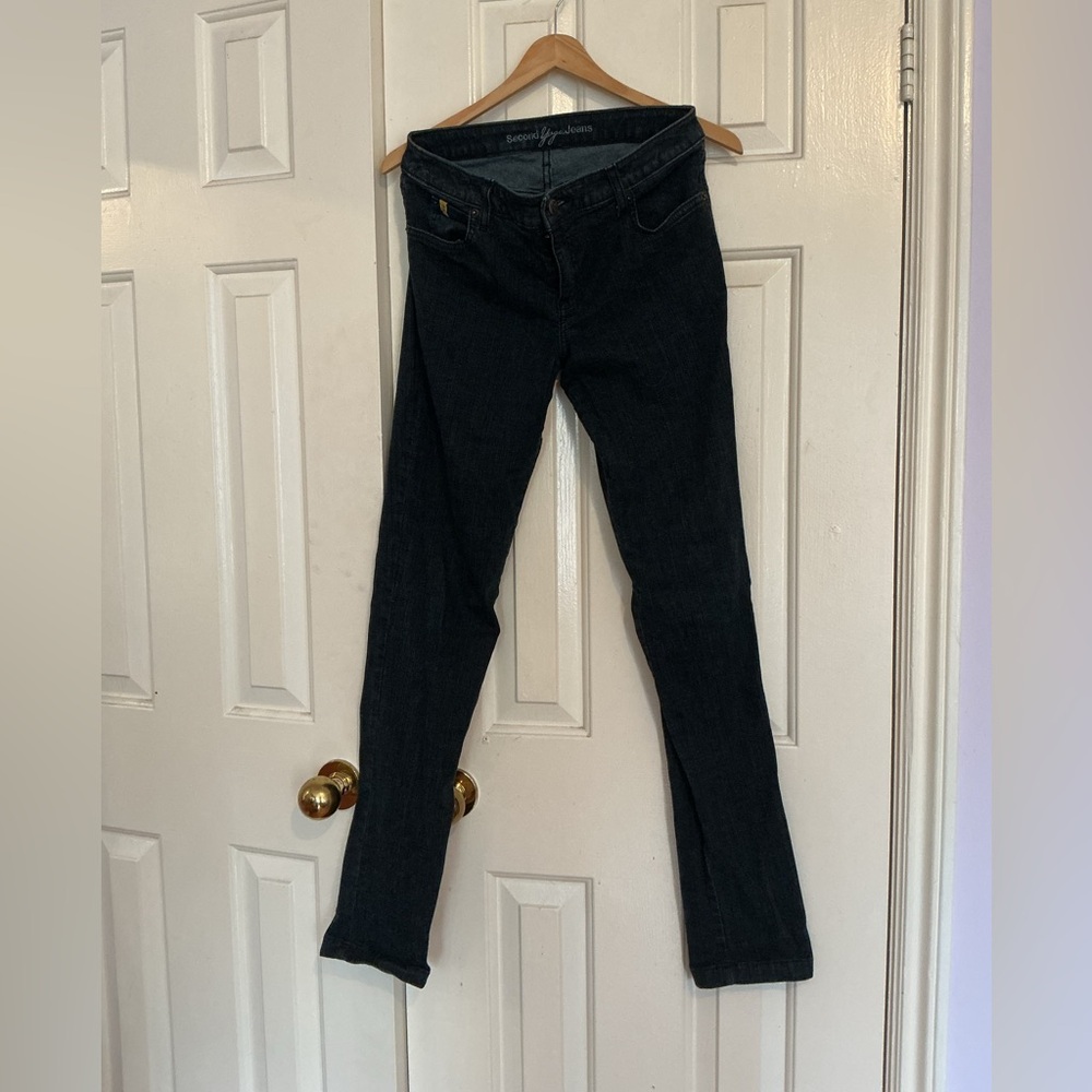 Dark Blue Second Yoga Jeans